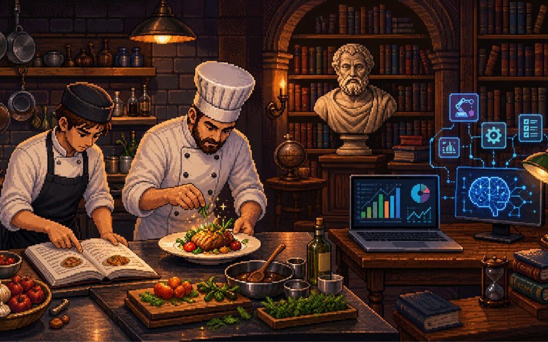O que um chef, um cozinheiro e Aristóteles podem te ensinar sobre marketing (e a vida)?